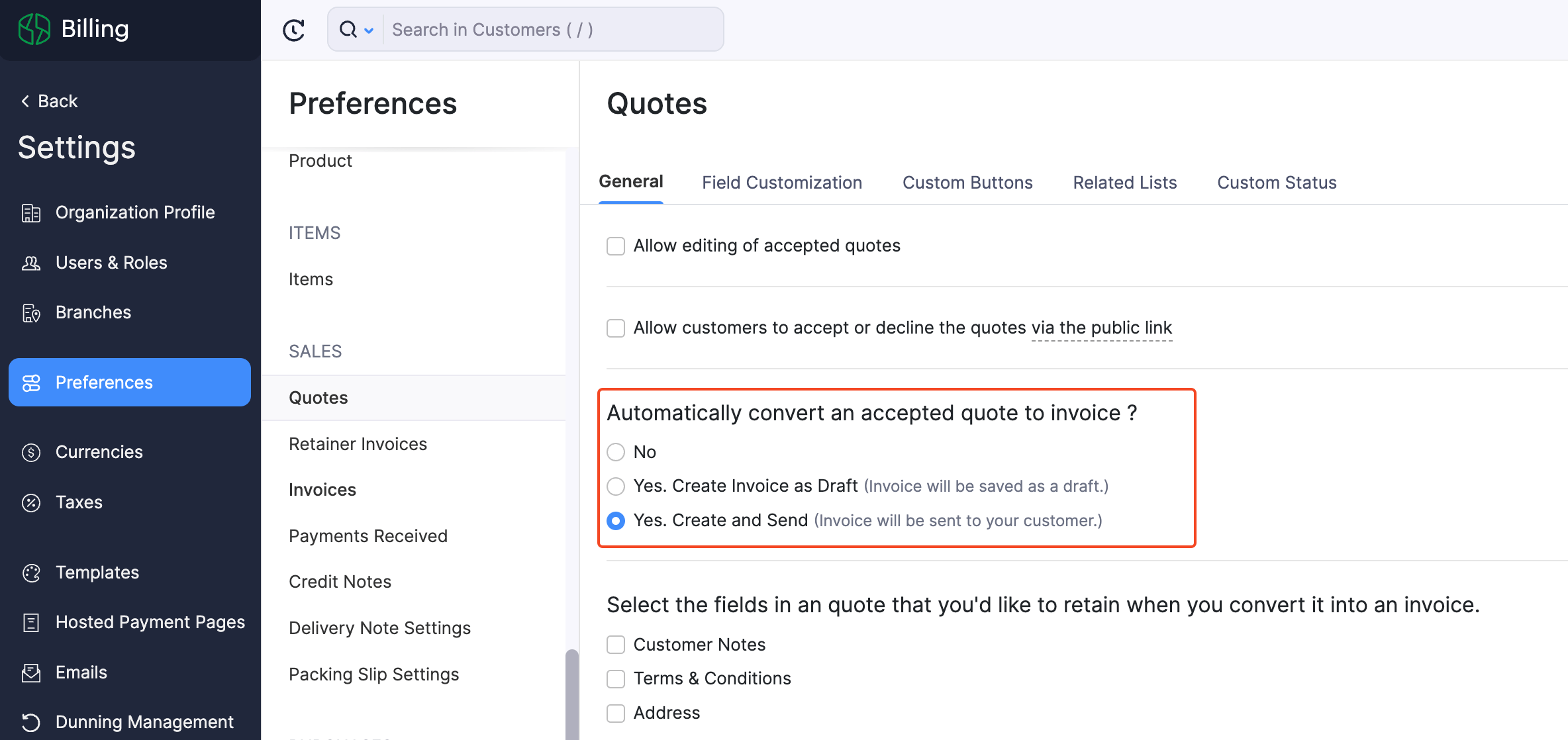 Convert Quotes Automatically