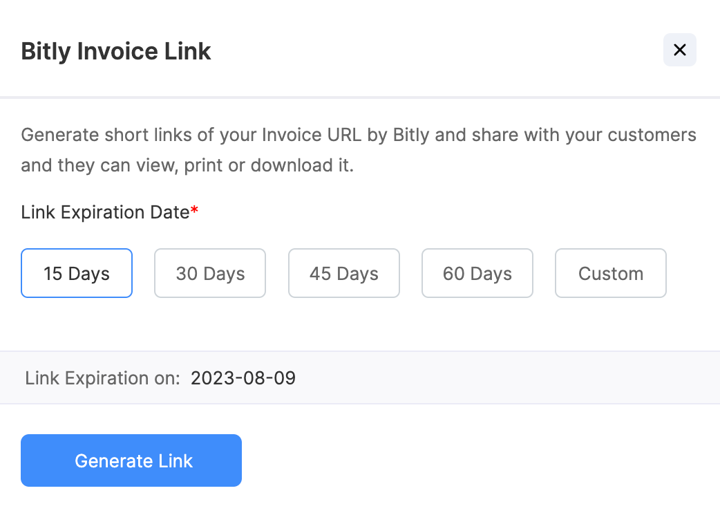 Generate Link