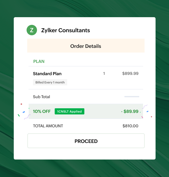 Bundle and un-bundle your offerings | Zoho Billing