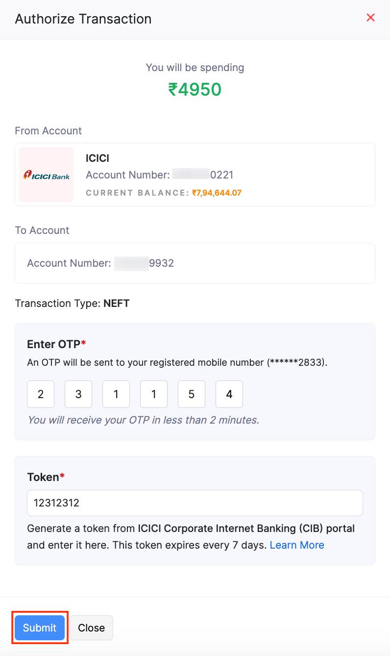 One Time Password