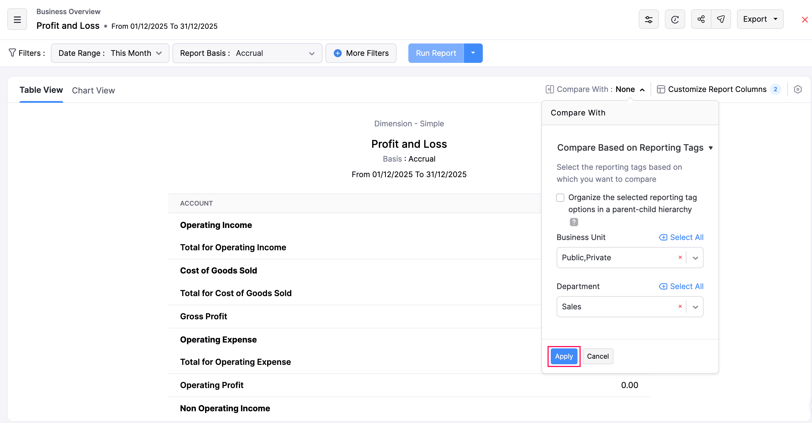 Generate Reports