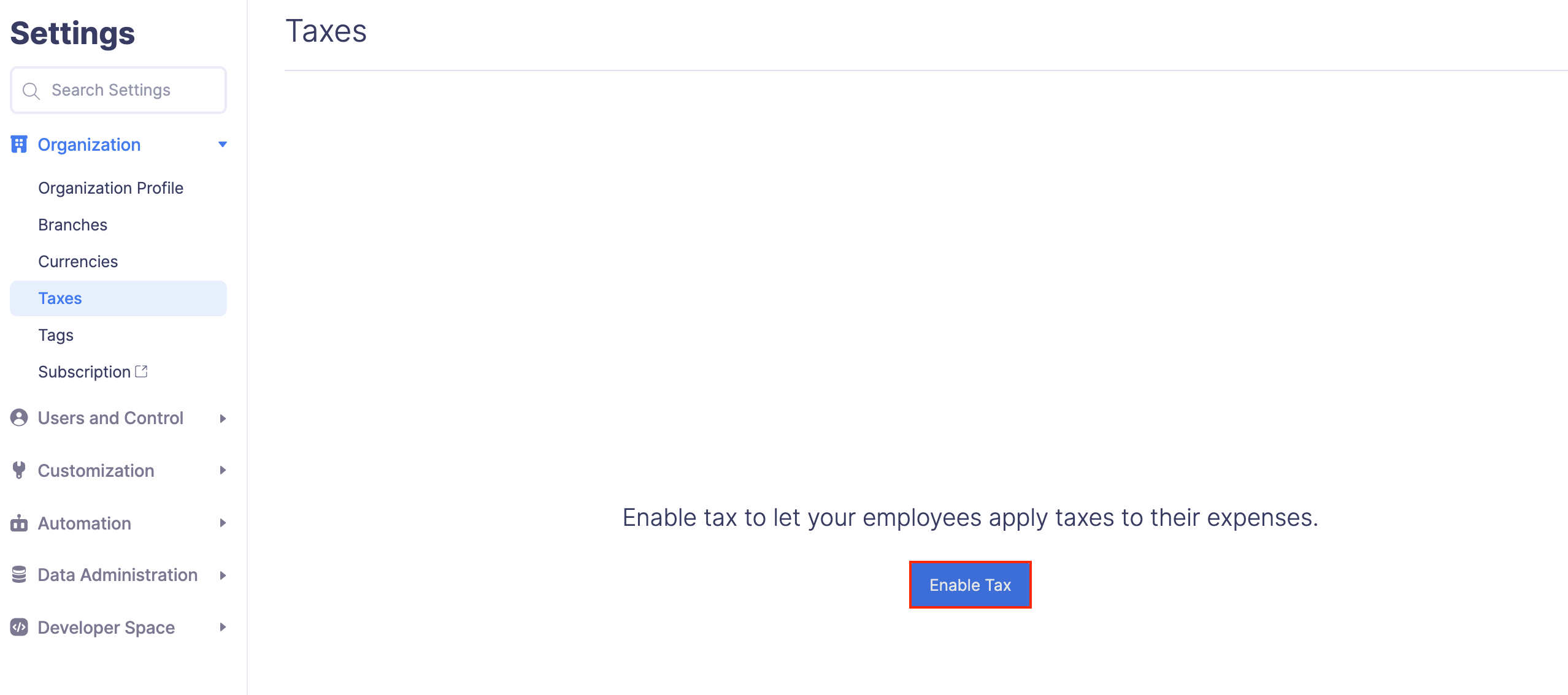 Enable Tax