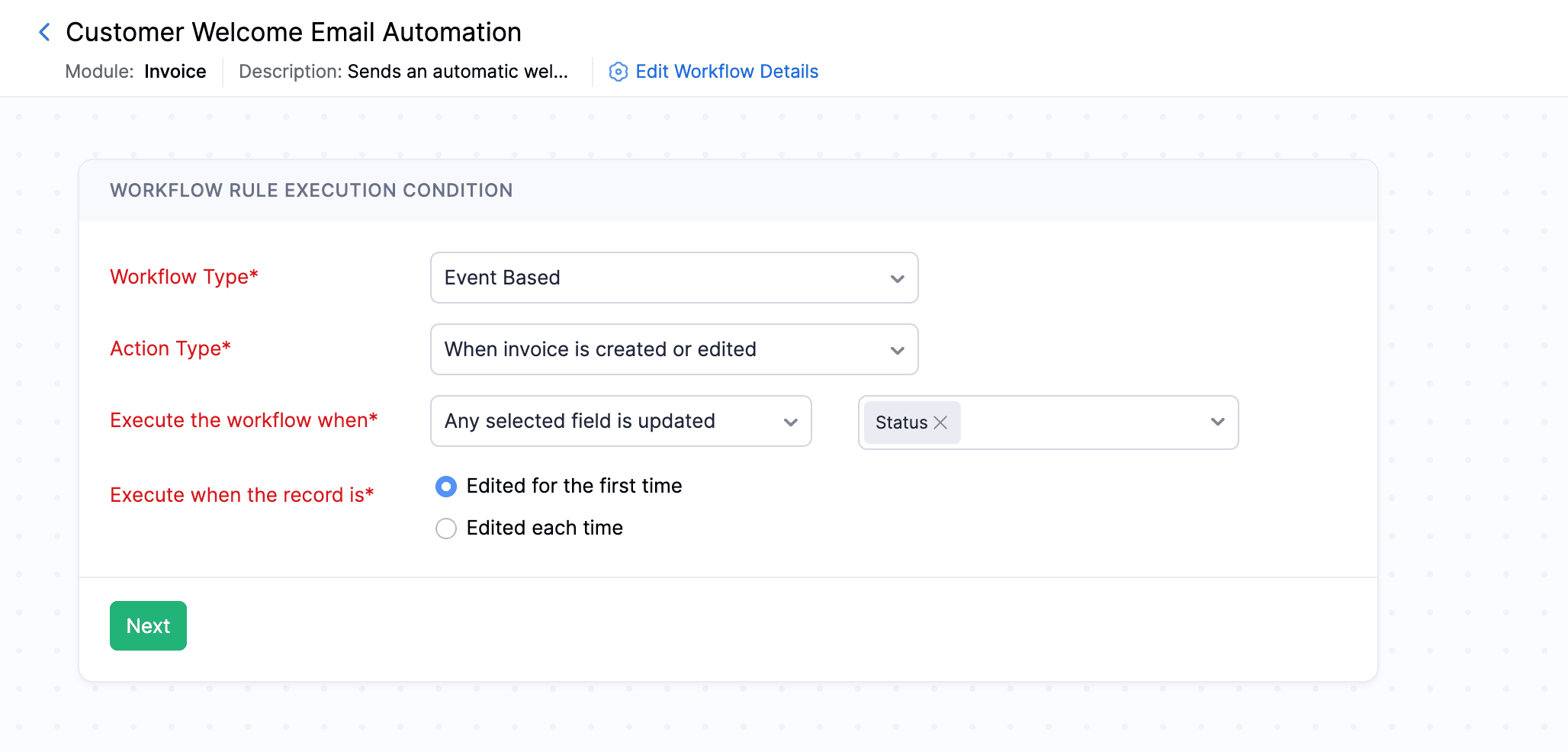 Execute Workflow