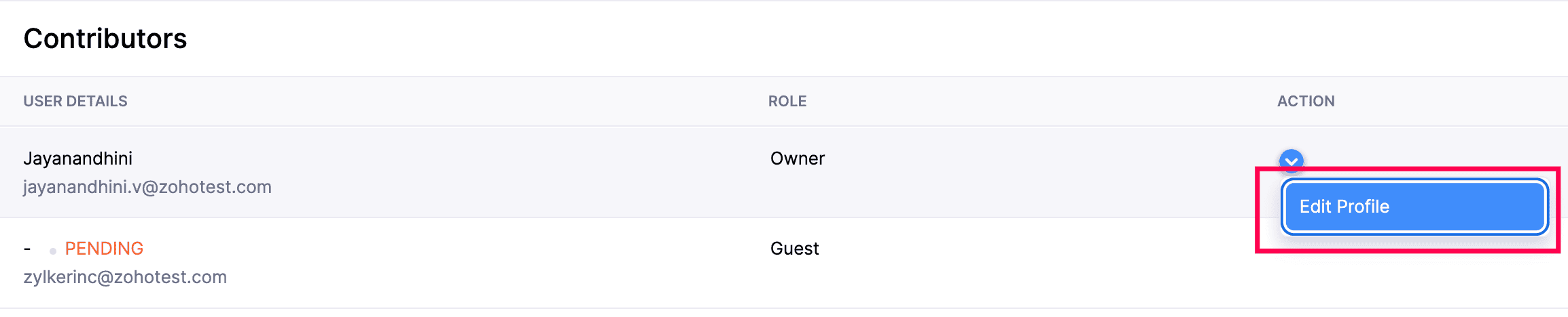 Edit Profile