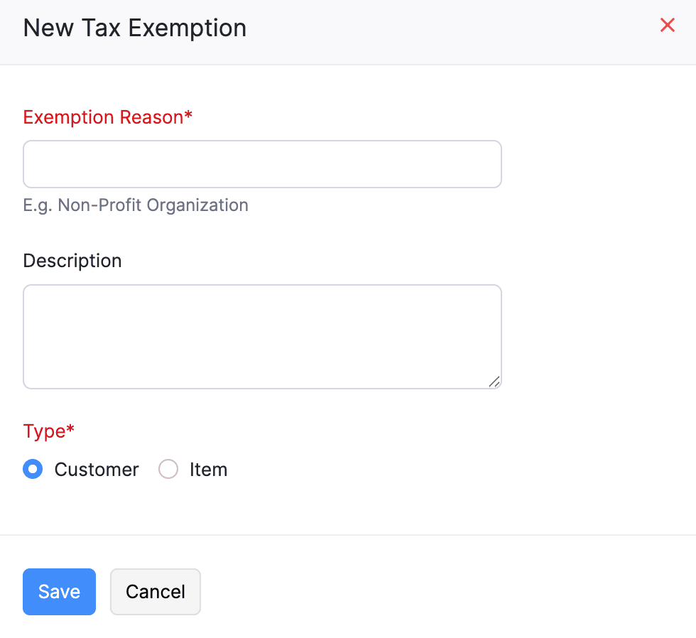 Tax Exemption