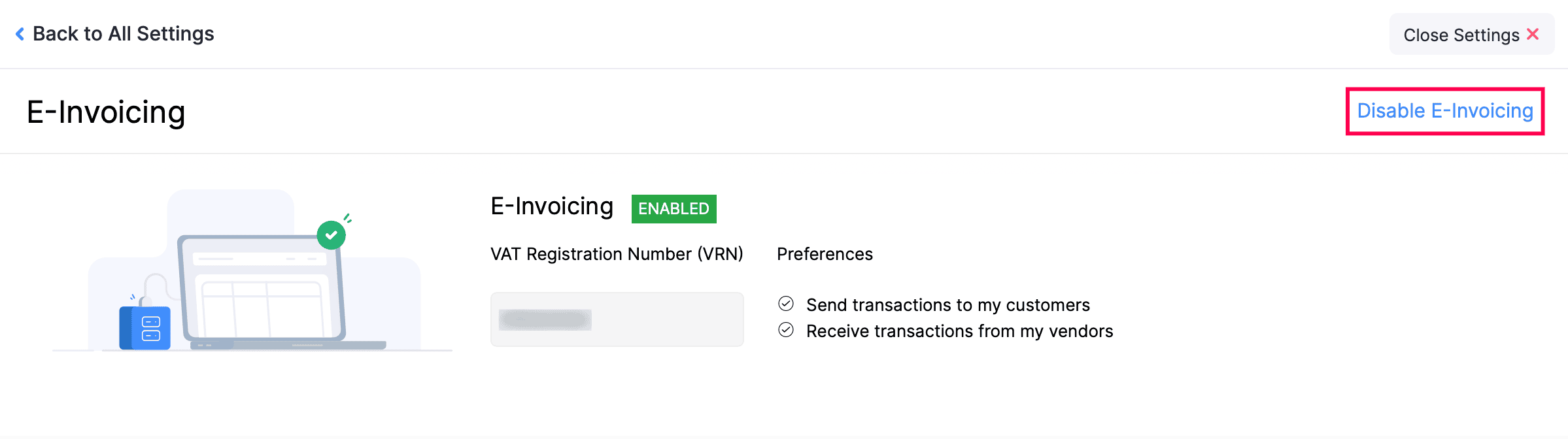 E-Invoice Function