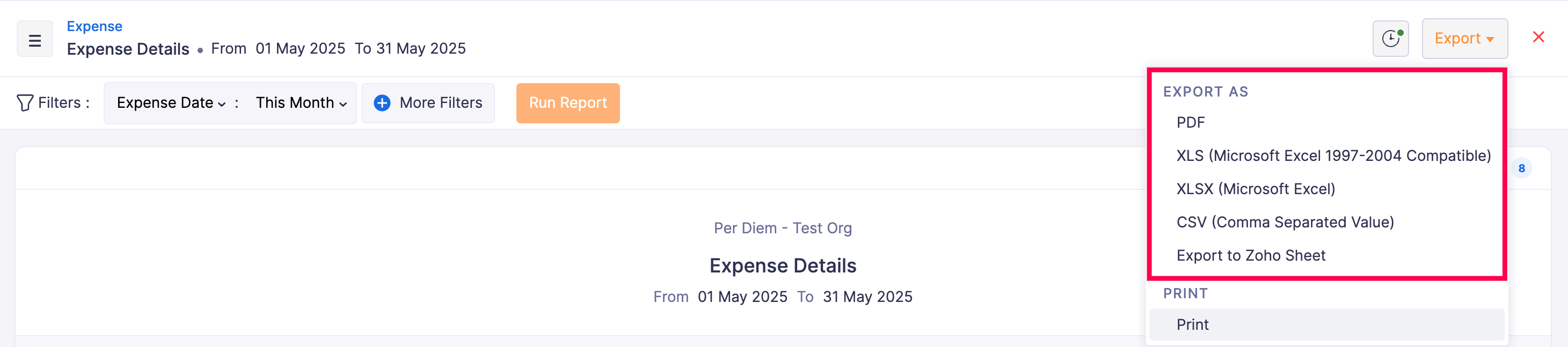 Export Analytics