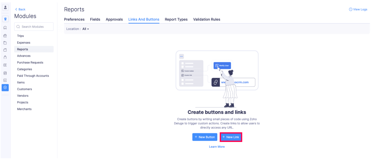Create Custom Links