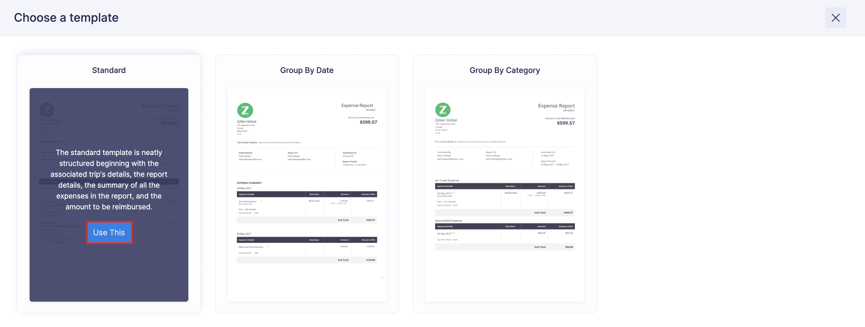 PDF Templates