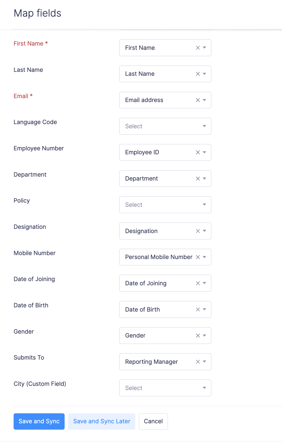 Set up Zoho People