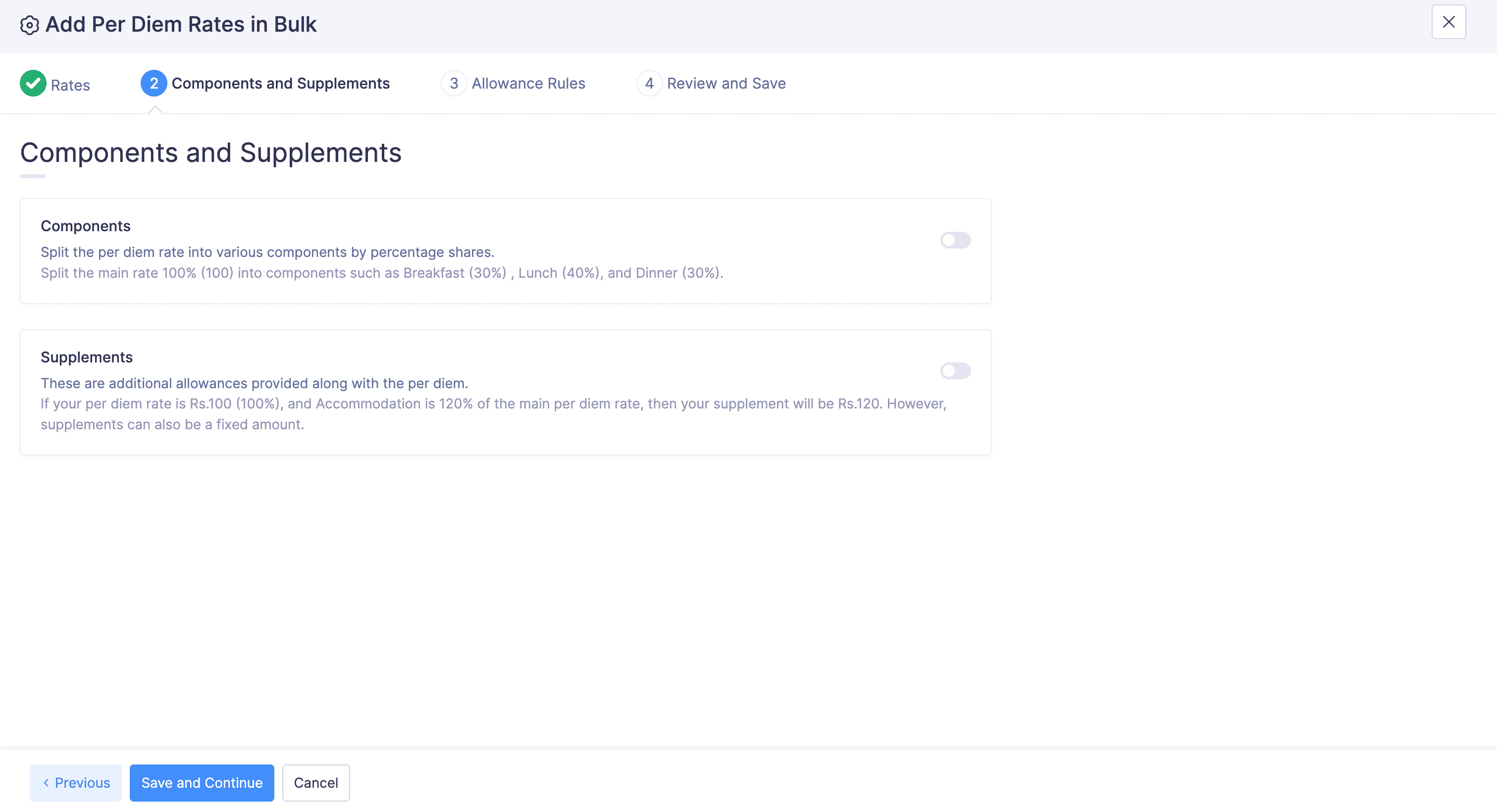 Enable Components