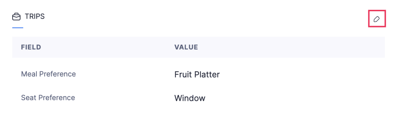 Edit Default Values