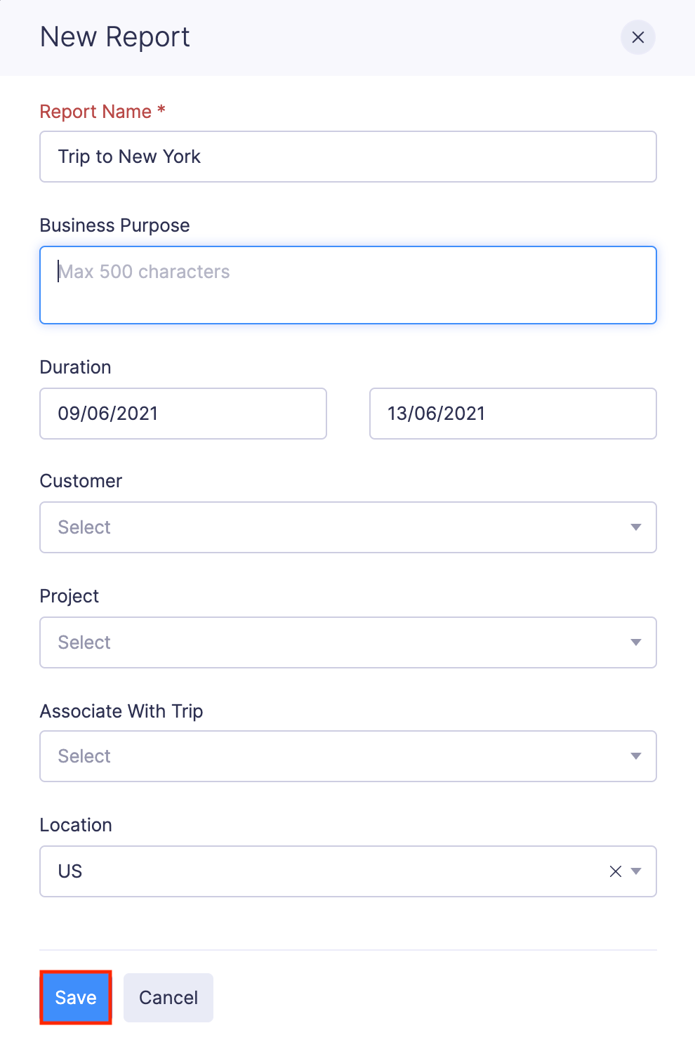 Create a Report