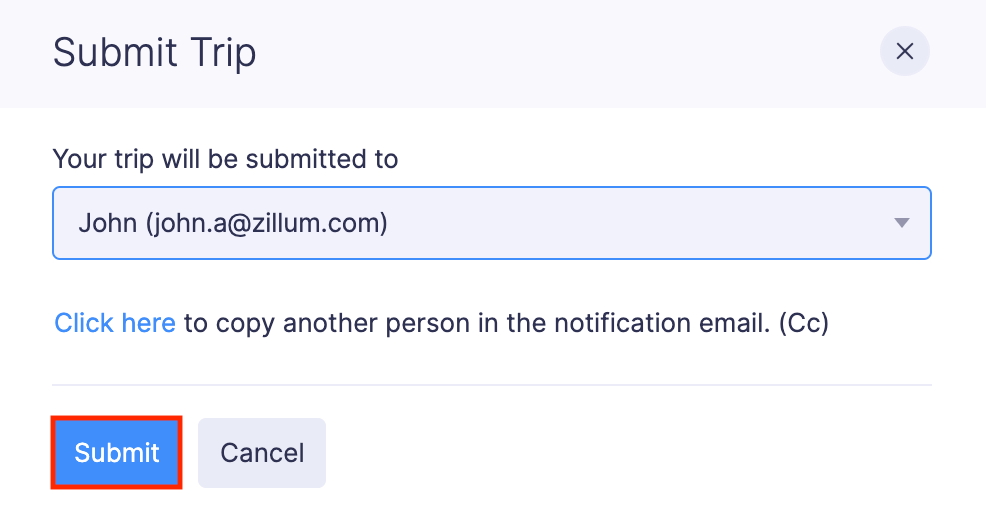 Submit Trip