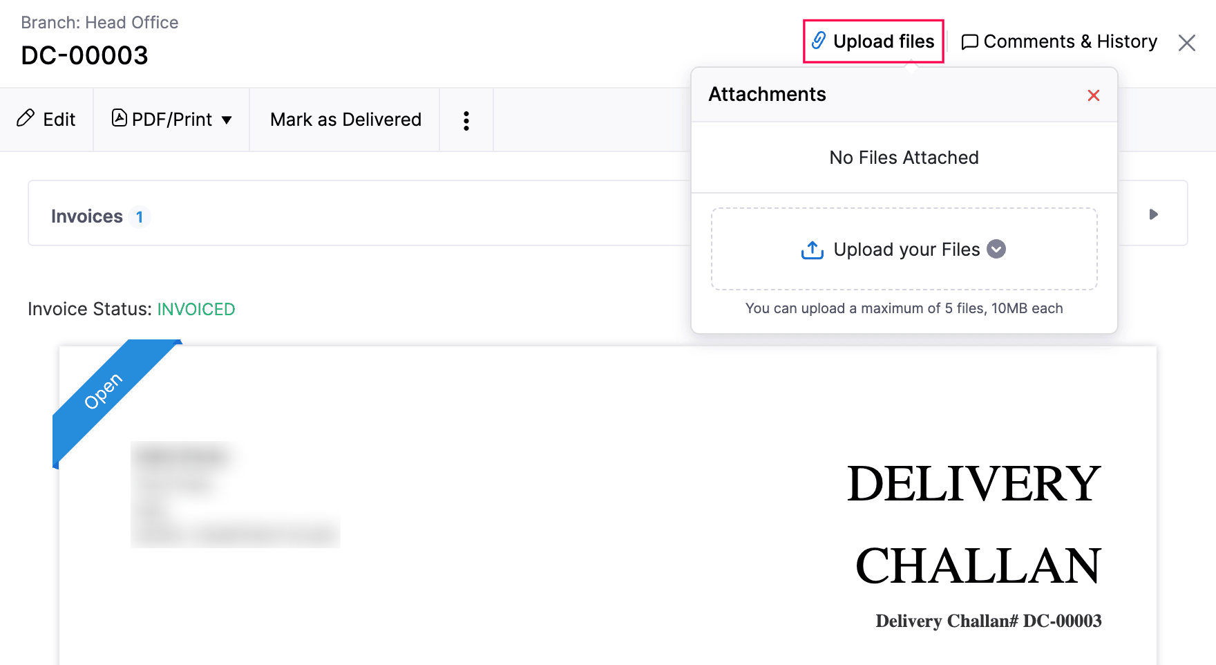Attach Files