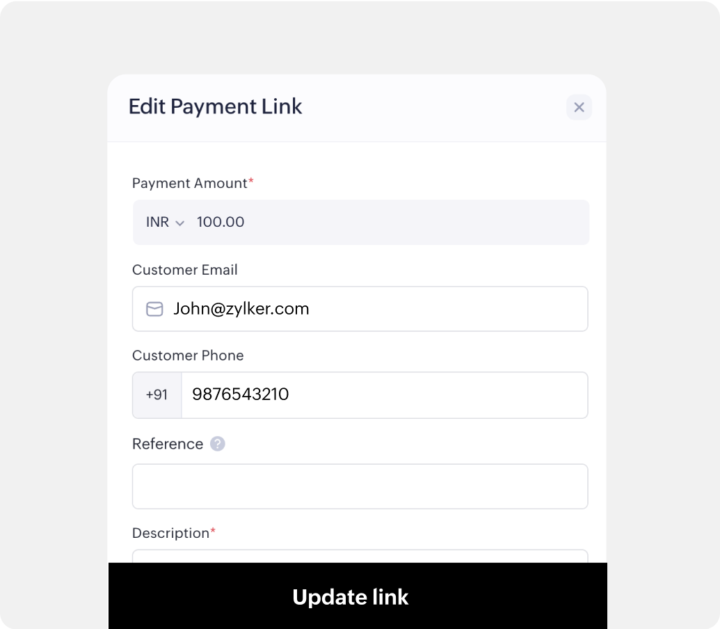 Edit active links