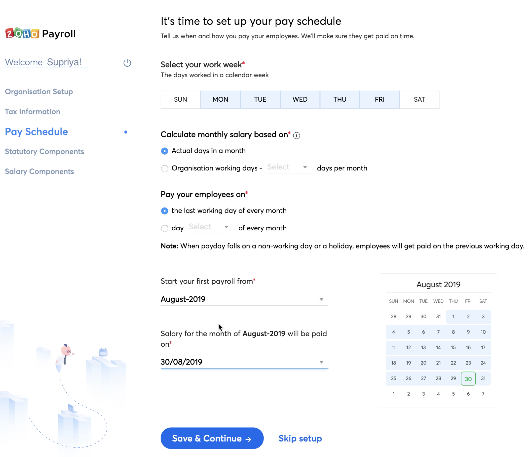 Pay Schedule
