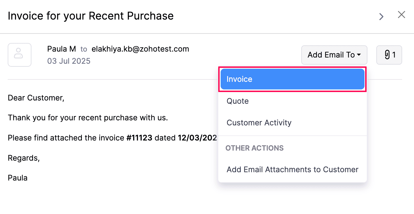 Add Email