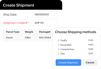 Live shipping rates - Easypost | Zoho Inventory