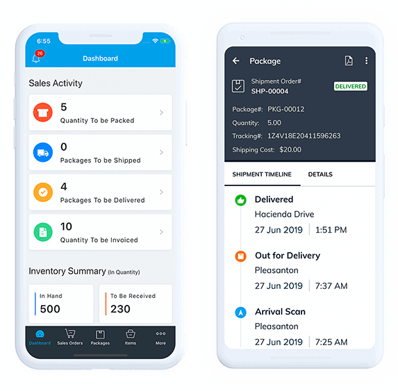 Android and iOS - Inventory tracking system | Zoho Inventory