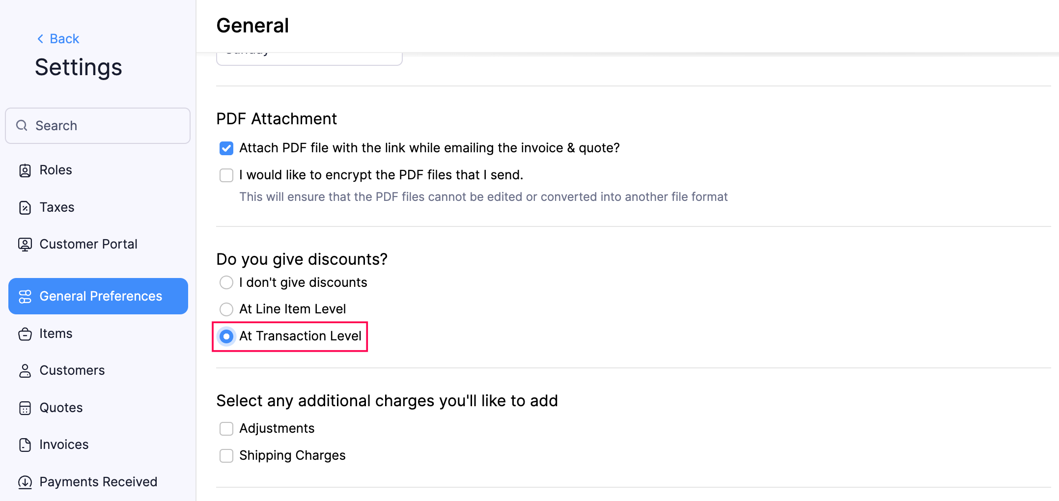 Enabling discounts