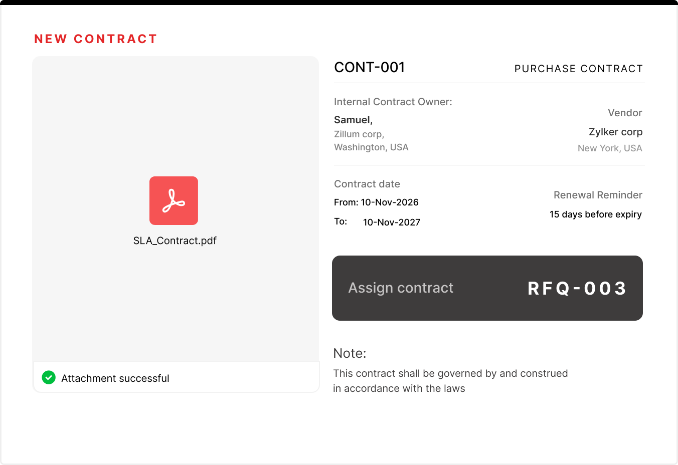 Contract Management