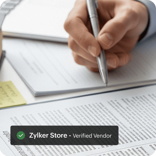 Supplier compliance management in Zoho Procurement