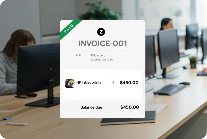 Invoice and payment tracking dashboard in vendor portal